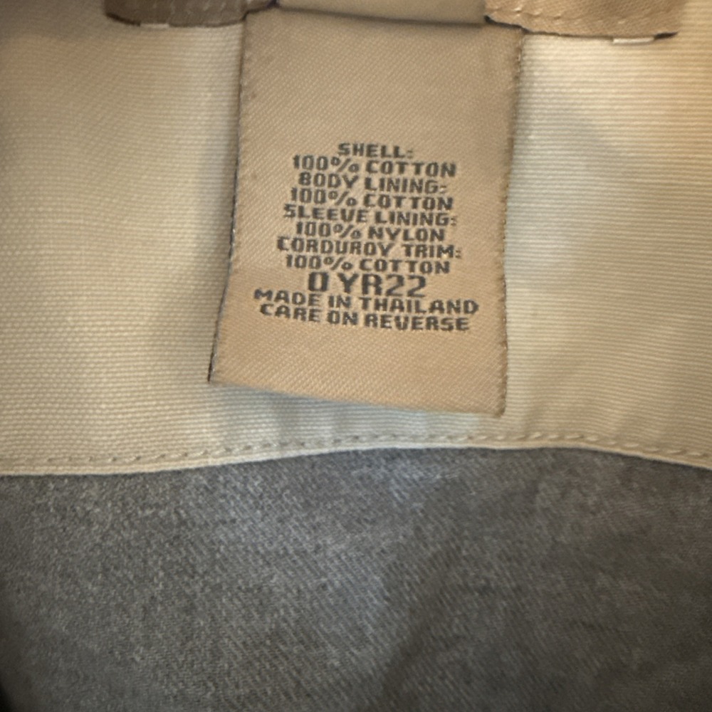 L.L.Bean Beige Khaki Vintage Jacket Men's Size X-Large 4 Pockets - Picture 7 of 8